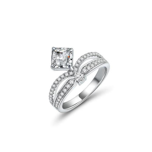 Wedding Ring 925 Silver CZ Engagement Rings